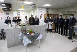 اعضای ستاد سلامت نوروزی دانشگاه علوم پزشکی شیراز از بیمارستان های نمازی و قلب الزهرا(س) شیراز بازدید کردند