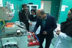 بازدید معاون بهداشت دانشگاه علوم پزشکی شیراز از مرکز خدمات جامع سلامت شبانه روزی سده اقلید