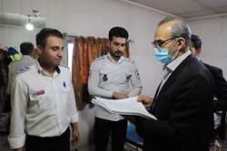 بررسی خدمت رسانی پایگاه اورژانس جاده ای تخت جمشید از سوی رئیس دانشگاه علوم پزشکی شیراز