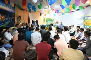 آیین جشن ولادت حضرت علی بن موسی الرضا (ع) در خوابگاه دانشجویان خارجی دانشگاه علوم پزشکی شیراز برگزار شد