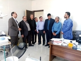 بازدید فرماندار شهرستان زرقان از مرکز خدمات جامع سلامت شهر رحمت‌آباد