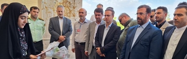 بازدید استاندار فارس از بیمارستان جوادالائمه(ع) شهرستان خرامه 
