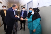 بازدید رئیس دانشگاه و هیات همراه از بیمارستانهای شهید دکتر چمران و نمازی