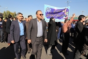 حضور پرشکوه دانشگاهیان علوم پزشکی شیراز در راهپیمایی 9 دی
