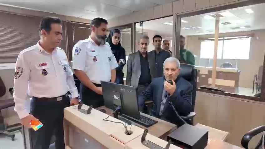 تقدیر رئیس دانشگاه علوم پزشکی شیراز از  مجموعه اورژانس ۱۱۵ فارس 