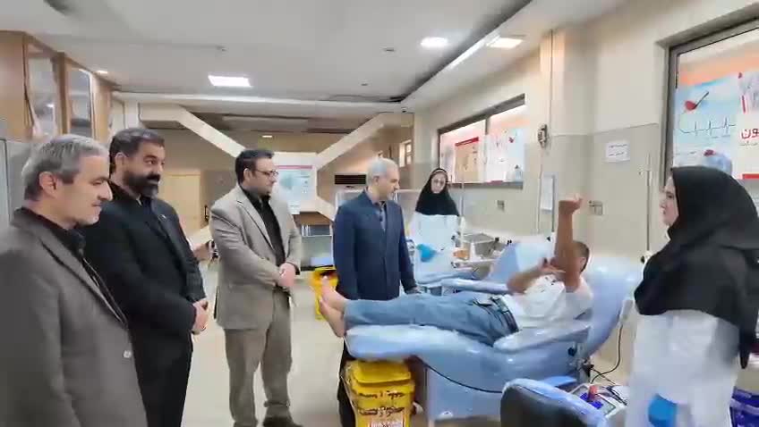 بازدید رییس دانشگاه علوم پزشکی شیراز  از اداره کل انتقال خون فارس و پایگاه اهدای خون نمازی شیراز و داروخانه آموزشی و پروژه‌های عمرانی بیمارستان نمازی